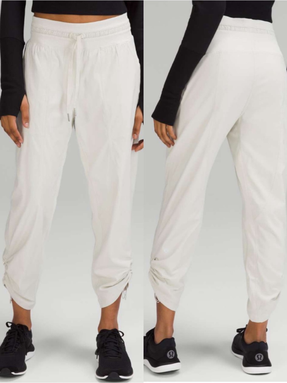 Lululemon Dance Studio Mid-Rise Cropped Pant Bone White
